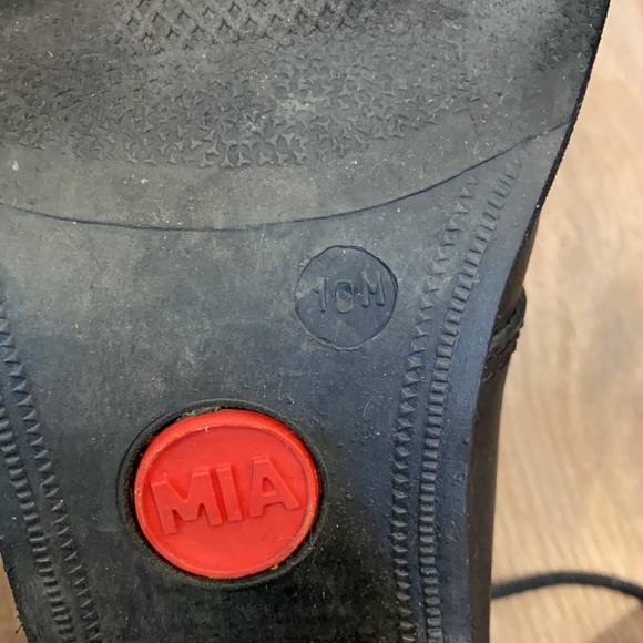 MIA chunky heel vintage Y2K lace up ankle boots - Picture 9 of 15